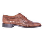 Men's Mercanti Fiorentini Genuine Leather Derby Brogue in Tan - Formal and Dress Shoe (7500) available in-store, 337 Monty Naicker Street, Durban CBD or online at Omar's Tailors & Outfitters online store.   A men's fashion curation for South African men - established in 1911.
