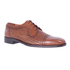 Men's Mercanti Fiorentini Genuine Leather Derby Brogue in Tan - Formal and Dress Shoe (7500) available in-store, 337 Monty Naicker Street, Durban CBD or online at Omar's Tailors & Outfitters online store.   A men's fashion curation for South African men - established in 1911.