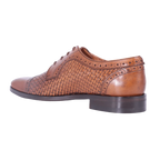 Men's Mercanti Fiorentini Genuine Leather Derby Brogue in Tan - Formal and Dress Shoe (7500) available in-store, 337 Monty Naicker Street, Durban CBD or online at Omar's Tailors & Outfitters online store.   A men's fashion curation for South African men - established in 1911.
