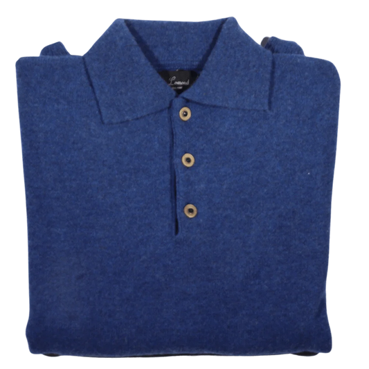Men's 100% lambswool Loch Lomond collared jersey in true navy available in-store, 337 Monty Naicker Street, Durban CBD or online at Omar's Tailors & Outfitters online store.   A men's fashion curation for South African men - established in 1911.
