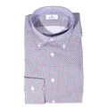 Men's Aliverti Geometric Print L/S Formal Shirt (1210) available in-store, 337 Monty Naicker Street, Durban CBD or online at Omar's Tailors & Outfitters online store.   A men's fashion curation for South African men - established in 1911.