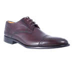 Aliverti Derby Lace-Up - Burgundy (Genuine Leather Upper & Sole)