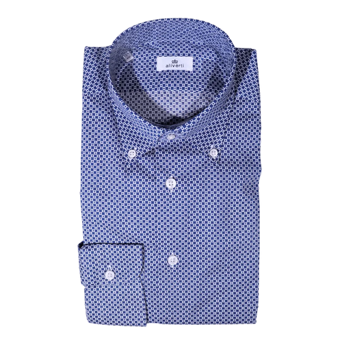 Men's Aliverti Long Sleeve Formal Shirt in Navy (5802) available in-store, 337 Monty Naicker Street, Durban CBD or online at Omar's Tailors & Outfitters online store.   A men's fashion curation for South African men - established in 1911.