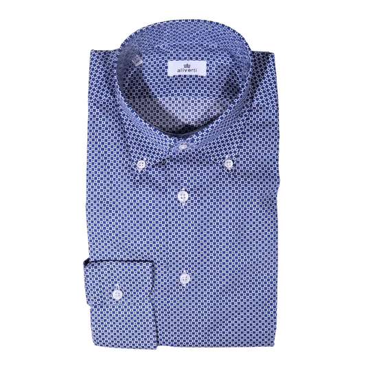 Men's Aliverti Long Sleeve Formal Shirt in Navy (5802) available in-store, 337 Monty Naicker Street, Durban CBD or online at Omar's Tailors & Outfitters online store.   A men's fashion curation for South African men - established in 1911.