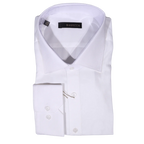 Men's Bagozza Long Sleeve Formal Shirt in White (1830) available in-store, 337 Monty Naicker Street, Durban CBD or online at Omar's Tailors & Outfitters online store.   A men's fashion curation for South African men - established in 1911.
