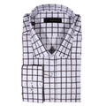 Bagozza Long Sleeve Slim Fit Formal Shirt in Black Check (2447) available in-store, 337 Monty Naicker Street, Durban CBD or online at Omar's Tailors & Outfitters online store.   A men's fashion curation for South African men - established in 1911.