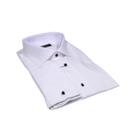 Men's Bagozza Long Sleeve Formal Shirt in White (3119) available in-store, 337 Monty Naicker Street, Durban CBD or online at Omar's Tailors & Outfitters online store.   A men's fashion curation for South African men - established in 1911.