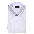 Men's Bagozza Slim Fit Long Sleeve Formal Shirt in White (3130) available in-store, 337 Monty Naicker Street, Durban CBD or online at Omar's Tailors & Outfitters online store.   A men's fashion curation for South African men - established in 1911.