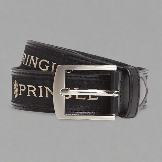 Pringle Belt - Black Casual (Genuine Leather)