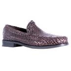 Men's Ferradini Formal Weave Slip-on in Brown (1657) -  Formal Loafer/Slip-on Shoe available in-store, 337 Monty Naicker Street, Durban CBD or online at Omar's Tailors & Outfitters online store.   A men's fashion curation for South African men - established in 1911.