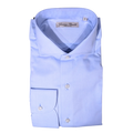 Men's Giovanni Rosmini Long Sleeve Formal Shirt in Blue (404C) available in-store, 337 Monty Naicker Street, Durban CBD or online at Omar's Tailors & Outfitters online store.   A men's fashion curation for South African men - established in 1911.