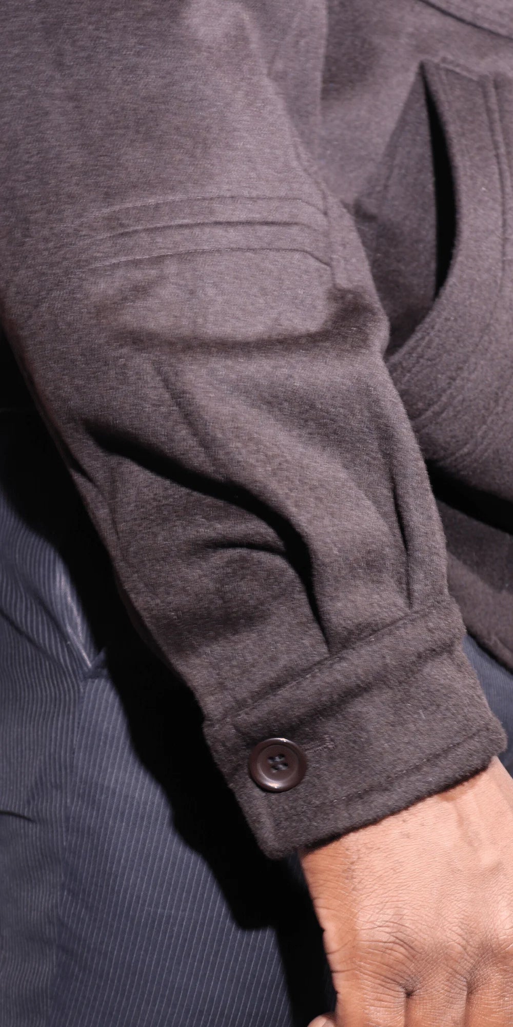 Men's Durburg Harry Cashmere & Wool Zip-up Jacket in Brown is available in-store, 337 Monty Naicker Street, Durban CBD or online at Omar's Tailors & Outfitters online store.   A men's fashion curation for South African men - established in 1911.