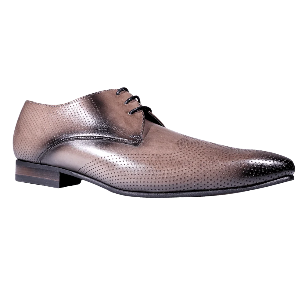 Men's Genuine Leather John Drake Brogue in Grey (32612) -  Formal lace-up Shoe available in-store, 337 Monty Naicker Street, Durban CBD or online at Omar's Tailors & Outfitters online store.   A men's fashion curation for South African men - established in 1911.