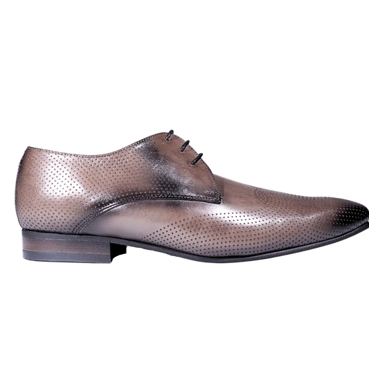 Men's Genuine Leather John Drake Brogue in Grey (32612) -  Formal lace-up Shoe available in-store, 337 Monty Naicker Street, Durban CBD or online at Omar's Tailors & Outfitters online store.   A men's fashion curation for South African men - established in 1911.