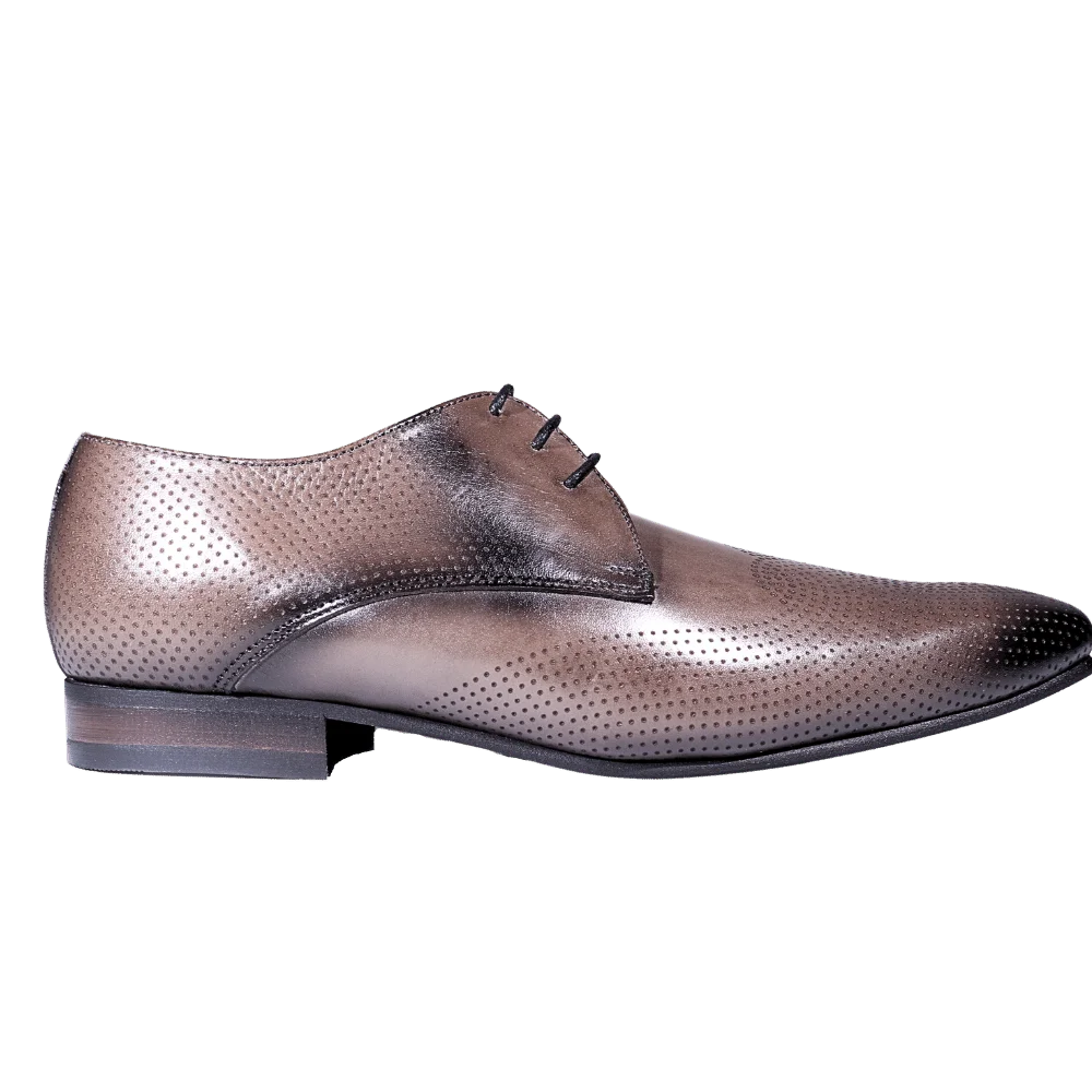 Men's Genuine Leather John Drake Brogue in Grey (32612) -  Formal lace-up Shoe available in-store, 337 Monty Naicker Street, Durban CBD or online at Omar's Tailors & Outfitters online store.   A men's fashion curation for South African men - established in 1911.