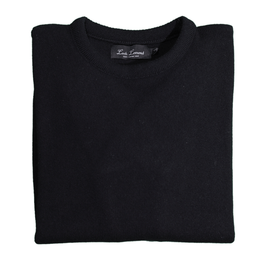 Men's Loch Lomond 100% Lambswool Crew Neck Jersey in Black (3696) available in-store, 337 Monty Naicker Street, Durban CBD or online at Omar's Tailors & Outfitters online store. 

A men's fashion curation for South African men - established in 1911.