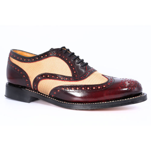 Medicus Mesh Lace-Up in Wine