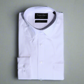 Men's Bamboo Rich Thomas Benno Long Sleeve Formal Shirt in White (2259) available in-store, 337 Monty Naicker Street, Durban CBD or online at Omar's Tailors & Outfitters online store.