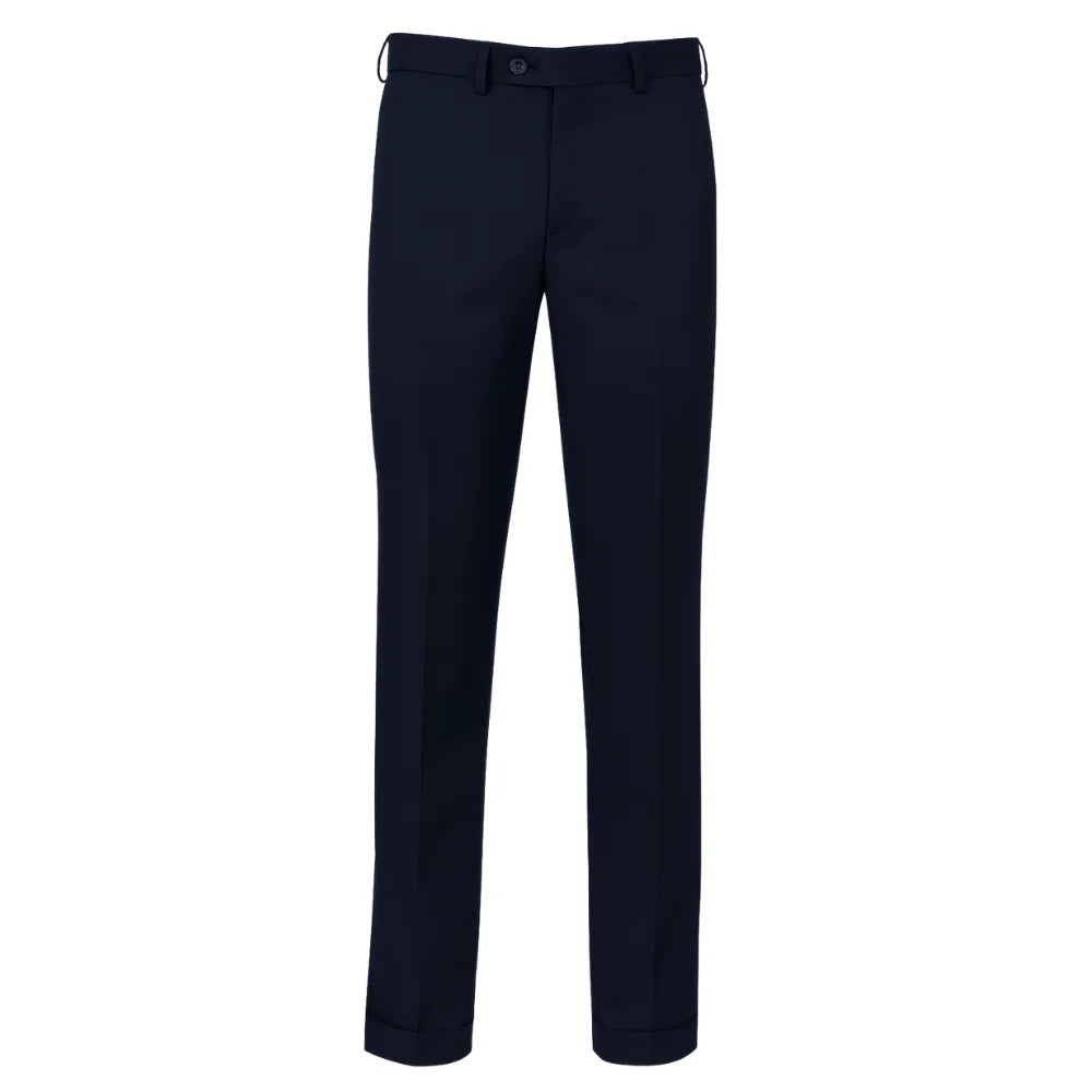 Men's Carlo Galucci Flat Front Trouser in Indigo (315) - available in-store, 337 Monty Naicker Street, Durban CBD or online at Omar's Tailors & Outfitters online store. 

A men's fashion curation for South African men - established in 1911.