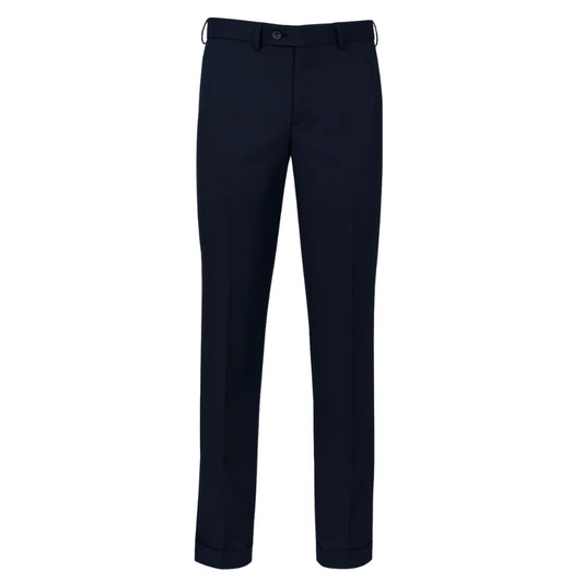 Men's Carlo Galucci Flat Front Trouser in Indigo (315) - available in-store, 337 Monty Naicker Street, Durban CBD or online at Omar's Tailors & Outfitters online store. 

A men's fashion curation for South African men - established in 1911.