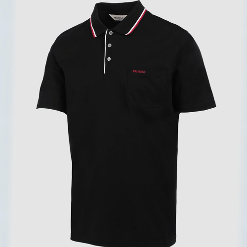 Men's Pringle Maynard 100% Mercerised Cotton Short Sleeve Golf Shirt in Black (1622) - available in-store, 337 Monty Naicker Street, Durban CBD or at Omar's Tailors & Outfitters online store - www.omarstailors.com. 

A men's fashion curation for South African men - established in 1911.
