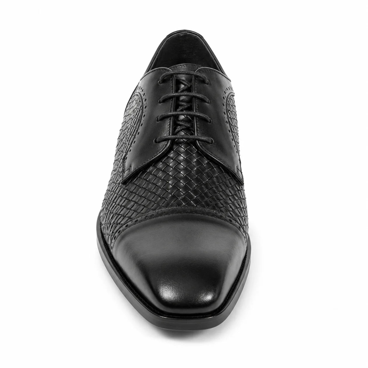 Men's Handmade in Italy Men's Mercanti Fiorentini Lace-up Weave in Black available in-store, 337 Monty Naicker Street, Durban CBD or online at Omar's Tailors & Outfitters online store. 