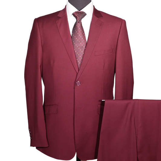 Marco Benetti Lehman Suit - Burgundy