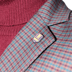 Men's Navada Clothing Sports Coat in Maroon & Teal Check (609) - available in-store, 337 Monty Naicker Street, Durban CBD or online at Omar's Tailors & Outfitters online store.   A men's fashion curation for South African men - established in 1911.