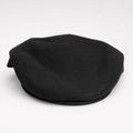Men's Navada Felt Flat Cap in Black is available in-store or online at Omar's Tailors & Outfitters in-store or online at www.omarstailors.com