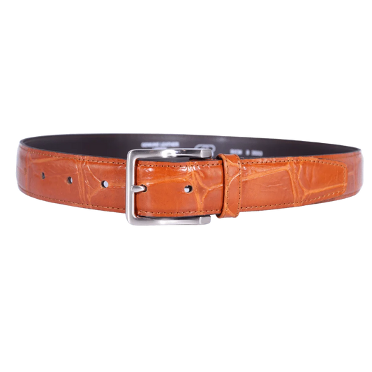 Men's Paris Genuine Leather Belt in Tan (3553) available in-store, 337 Monty Naicker Street, Durban CBD or online at Omar's Tailors & Outfitters online store.   A men's fashion curation for South African men - established in 1911.