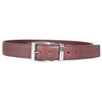 Men's Pringle Oriano Leather Belt in Light Brown made from genuine leather is the perfect, premium quality essential for any golfer boasting a large silver buckle and visible Pringle branding available in-store at 337 Monty Naicker Street, Durban or online at www.omarstailors.com