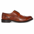Men's Handmade in Italy Pollini Oxford Brogue in Brown available in-store, 337 Monty Naicker Street, Durban CBD or online at Omar's Tailors & Outfitters online store. 