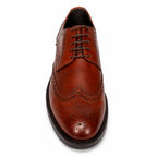 Men's Handmade in Italy Pollini Oxford Brogue in Brown available in-store, 337 Monty Naicker Street, Durban CBD or online at Omar's Tailors & Outfitters online store. 