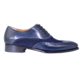 Men's Aliverti Genuine Leather Handmade Oxford Brogue in Navy - Formal/Dress Shoe (1701) available in-store, 337 Monty Naicker Street, Durban CBD or online at Omar's Tailors & Outfitters online store.   A men's fashion curation for South African men - established in 1911.