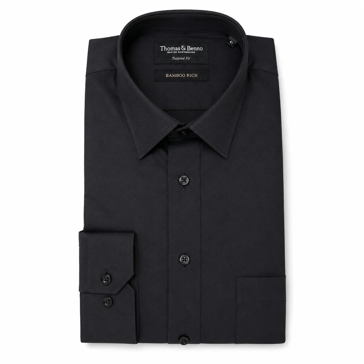 Thomas & Benno L/S Shirt in Black