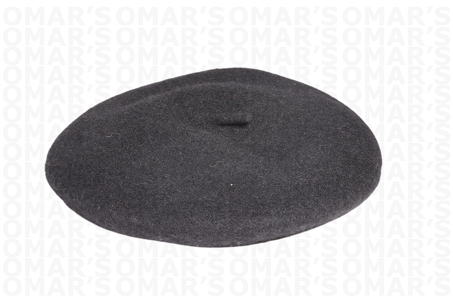 Men's Bostonian felt beret in black available in-store or online at Omar's Tailors