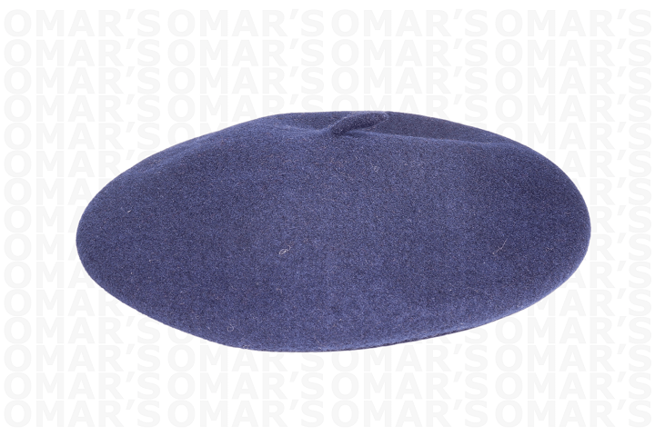 Men's Bostonian felt beret in navy available in-store or online at Omar's Tailors