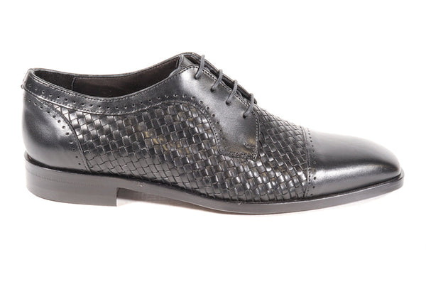 Mercanti Fiorentini Lace-Up - Black Weave (Genuine Leather  display picture 1