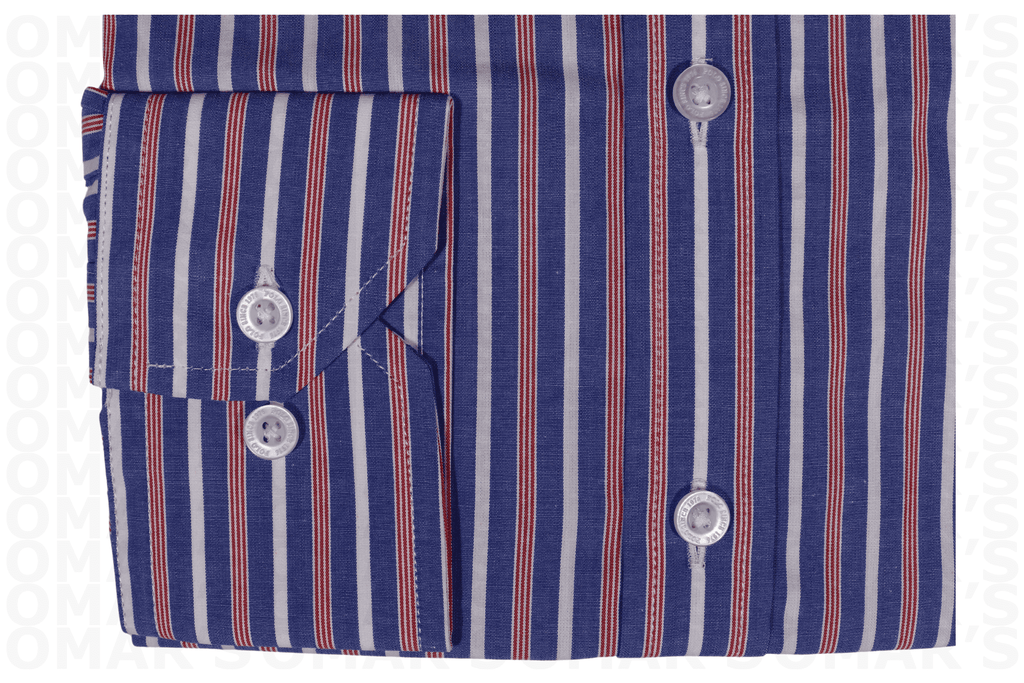 Polo Adonai Signature Striped Shirt - Blue