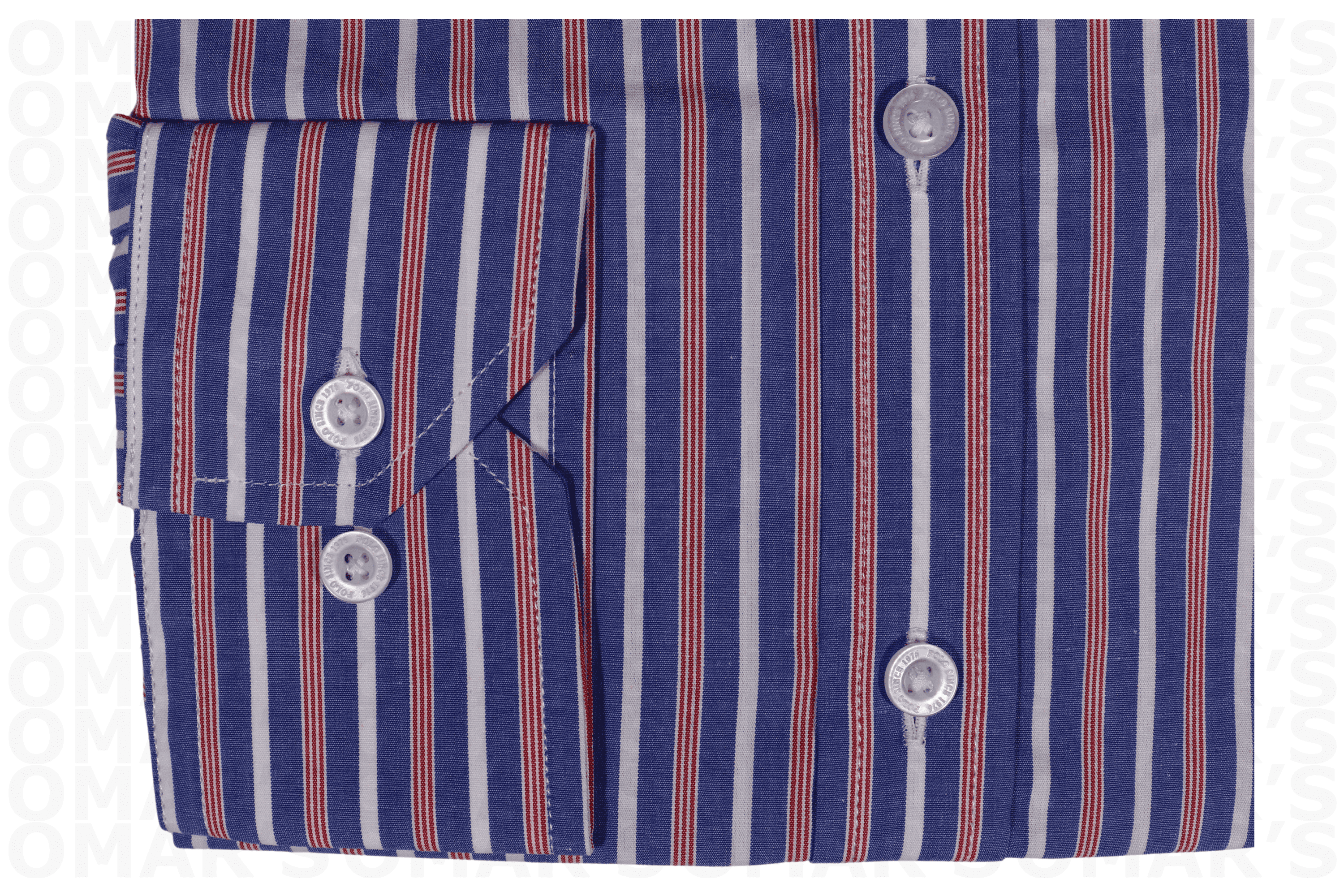 Polo Adonai Signature Striped Shirt - Blue