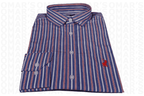 Polo Adonai Signature Striped Shirt - Blue