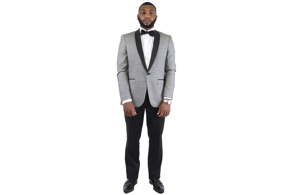 Bagozza Tuxedo Suit - Off-White Tuxedo (100% Wool)