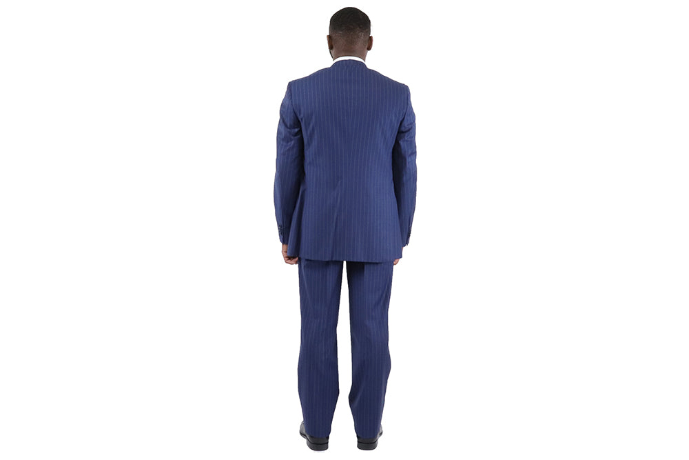 Bagozza Suit - Blue Stripe (100% Wool)