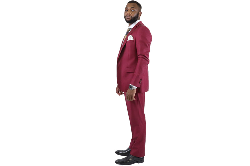 Bagozza Suit - Maroon (100% Wool)