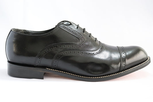 Barker Glace Kid Lace Up- Black