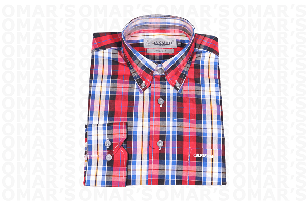 Oakman UK Long Sleeve Shirt - Red