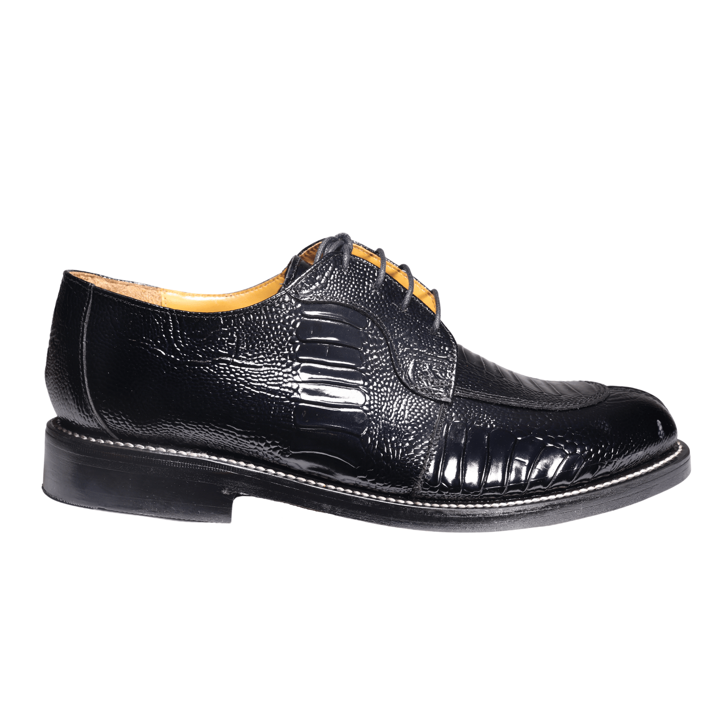 Johnston & Murphy Black Welted Lace-up