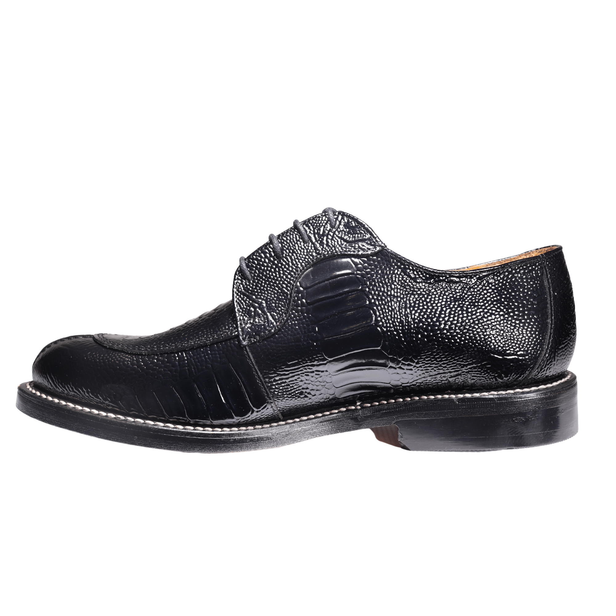 Johnston & Murphy Black Welted Lace-up