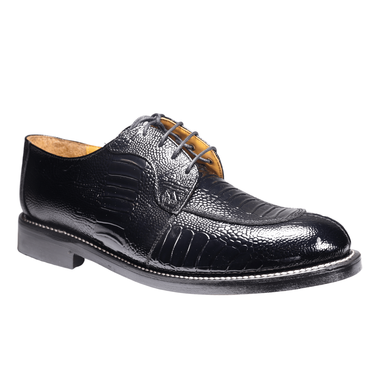 Johnston & Murphy Black Welted Lace-up