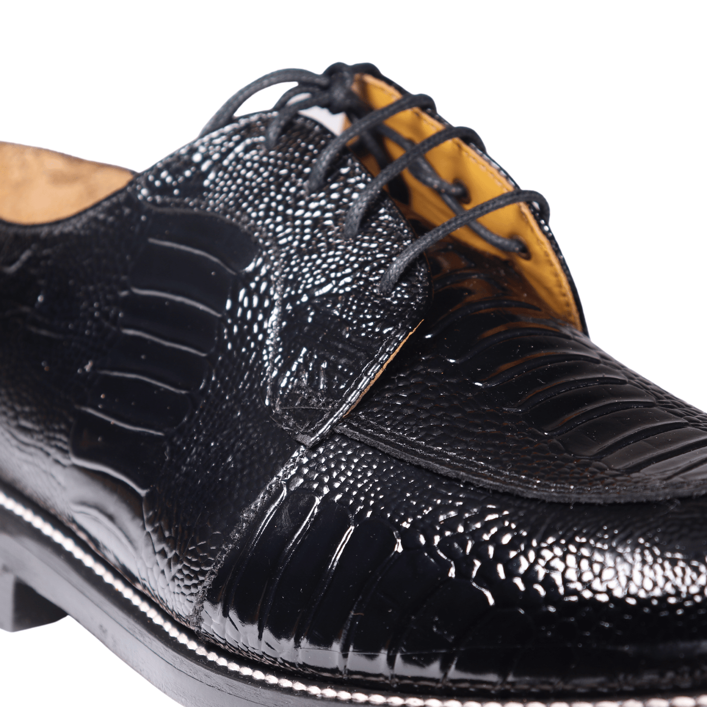 Johnston & Murphy Black Welted Lace-up